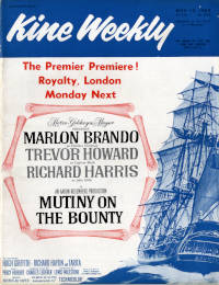 Magazine: Kine Weekly (UK), Nov. 15, 1962 - Vol. 546, No. 2876