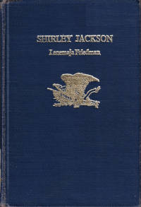 Book: Shirley Jackson, Hardcover edition