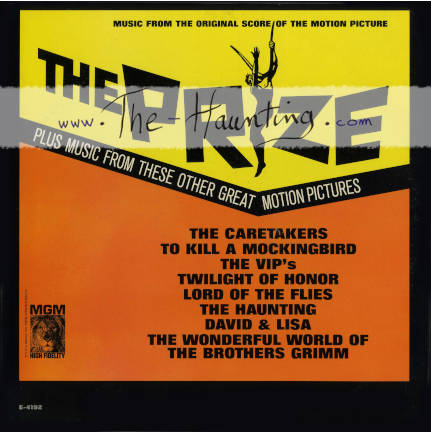 The Haunting, 1963, Lalo SCHIFRIN, LP, The Prize, Commercial copy, Mono, Cover #2, USA, MGM E-4192
