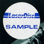 the haunting, laserdisc, 1999, japan, sample copy, back, sample sticker close up